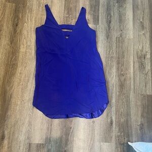 Amanda Uprichard Silk Blue Mini Dress